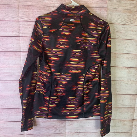 Fila Sport Multi Color Pullover Long Sleeves Small - Picture 7 of 7
